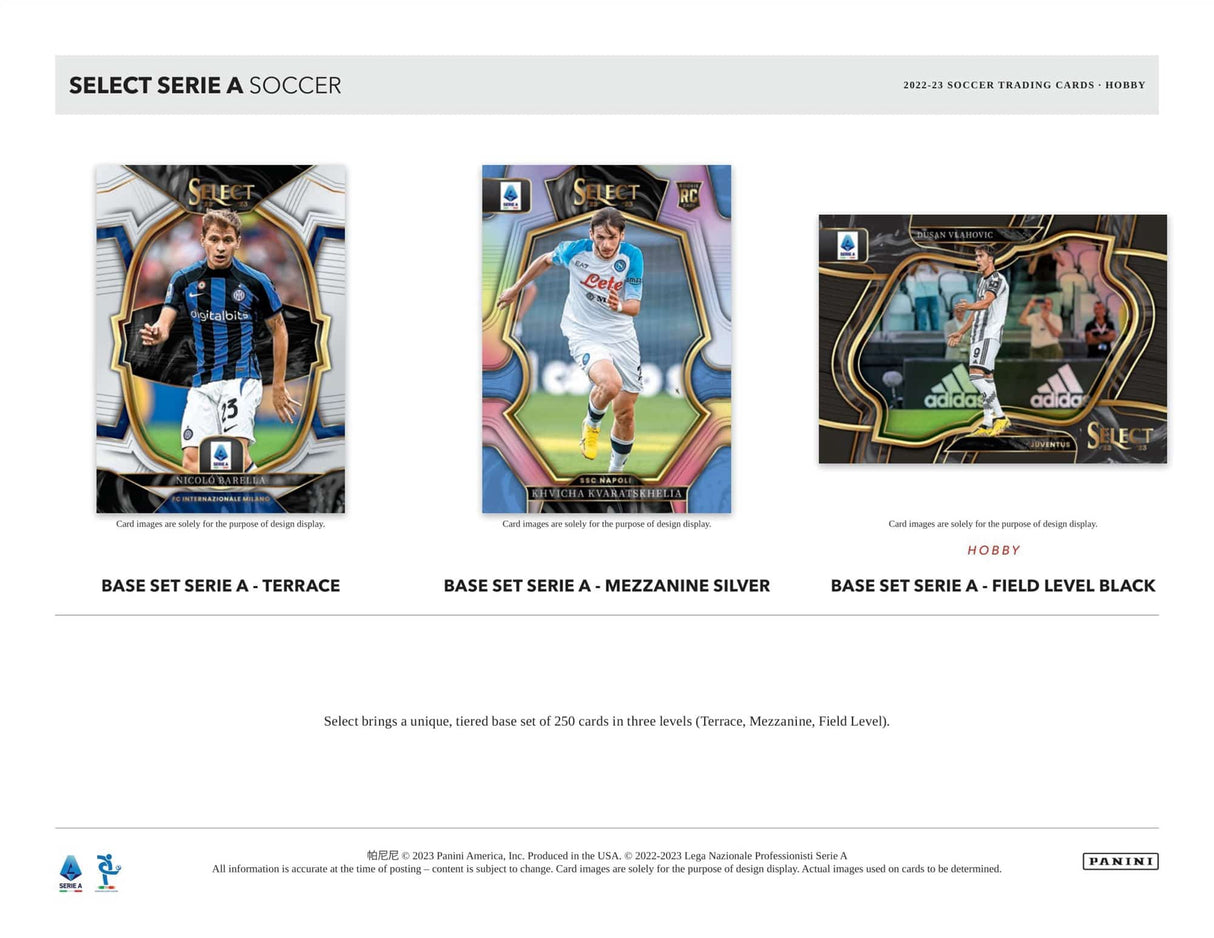 2022/23 Panini Select Serie A Fodbold - Tmall Box