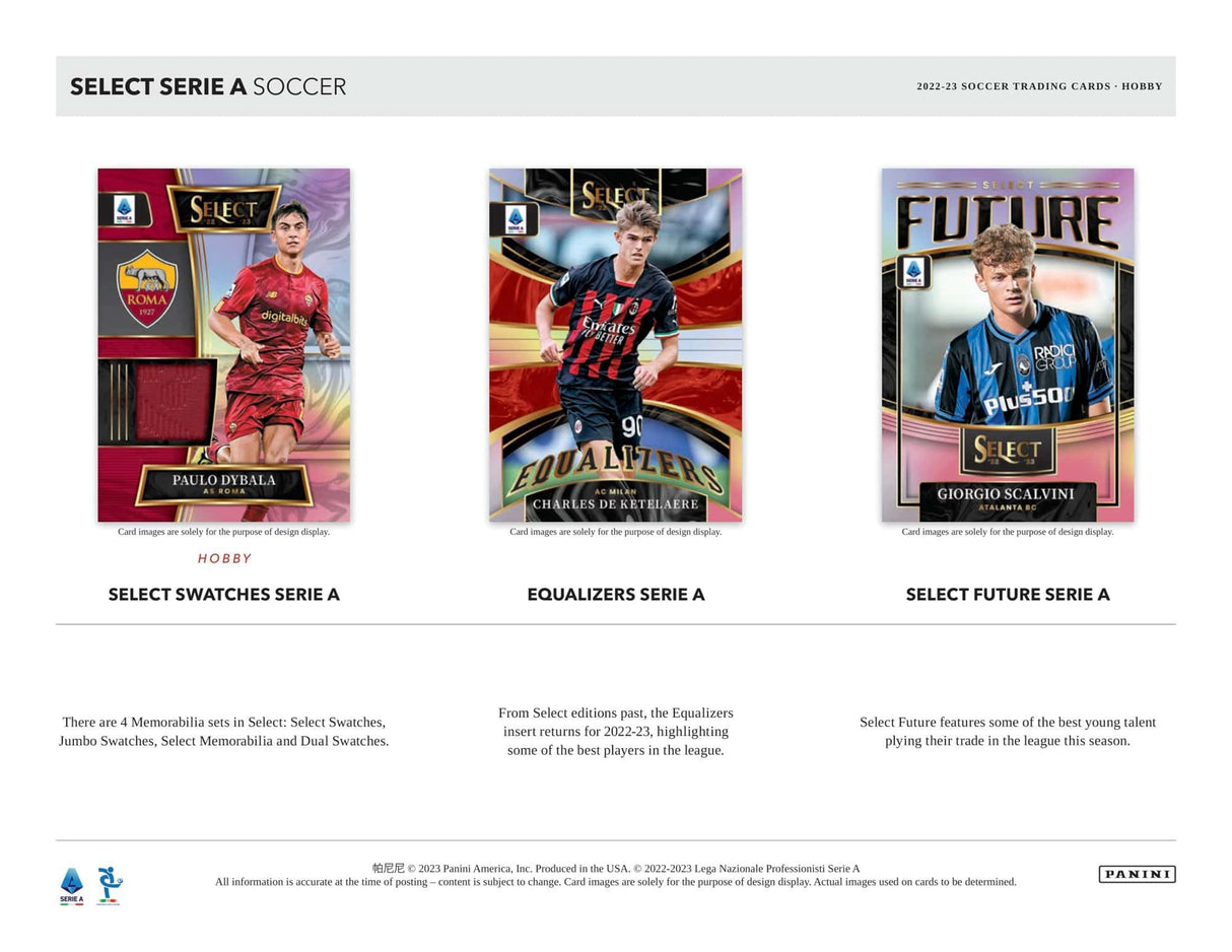 2022/23 Panini Select Serie A Fodbold - Tmall Box