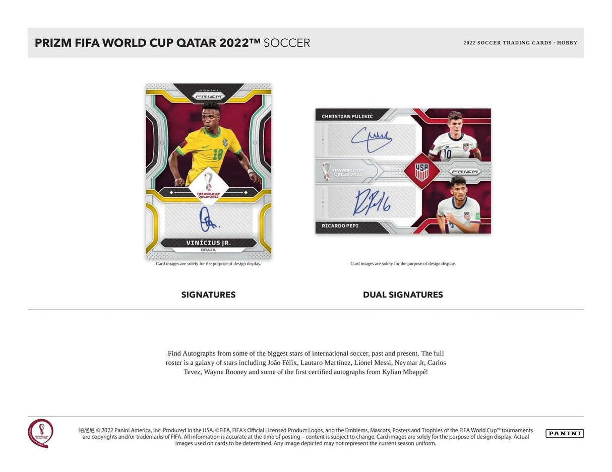 2022 Panini Prizm FIFA World Cup Qatar Fodbold - Hobbyboks