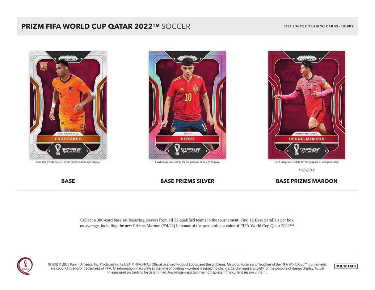 2022 Panini Prizm FIFA World Cup Qatar Fodbold - Hobbyboks