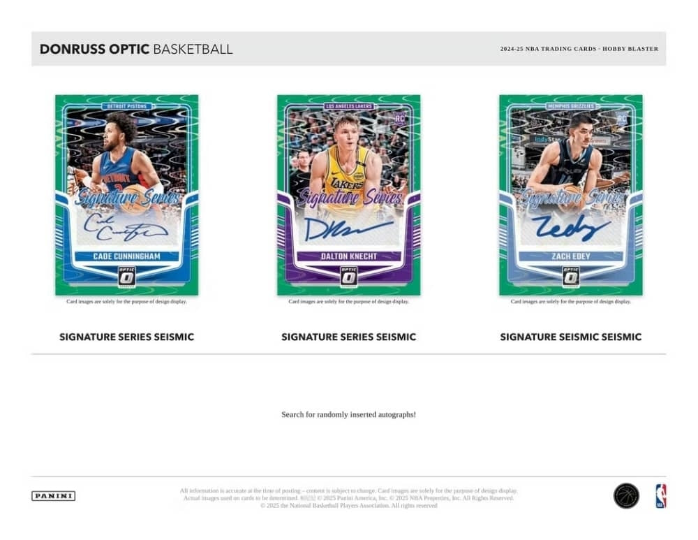 2024/25 Panini Donruss Optic Basketball NBA Blaster Box