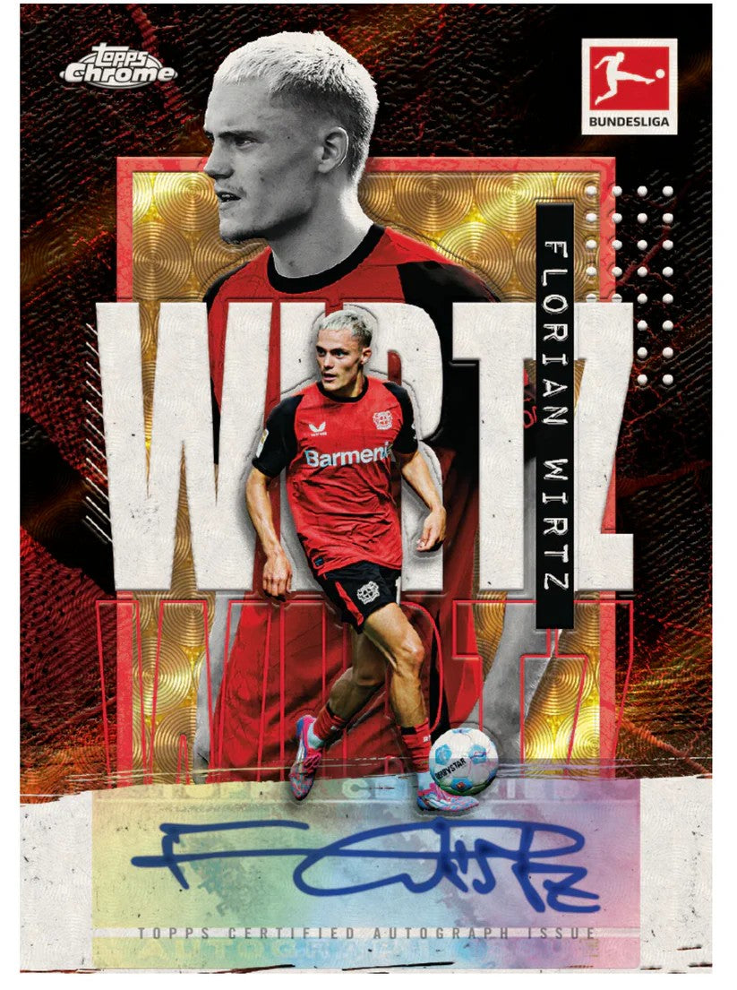 2024/25 Topps Chrome Bundesliga Hobby Box – Autograf, Refractors & Inserts