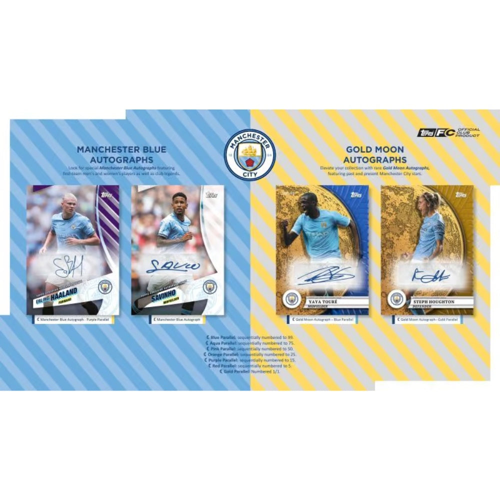 2024-25 Topps Manchester City Blue Moon Hobby Box