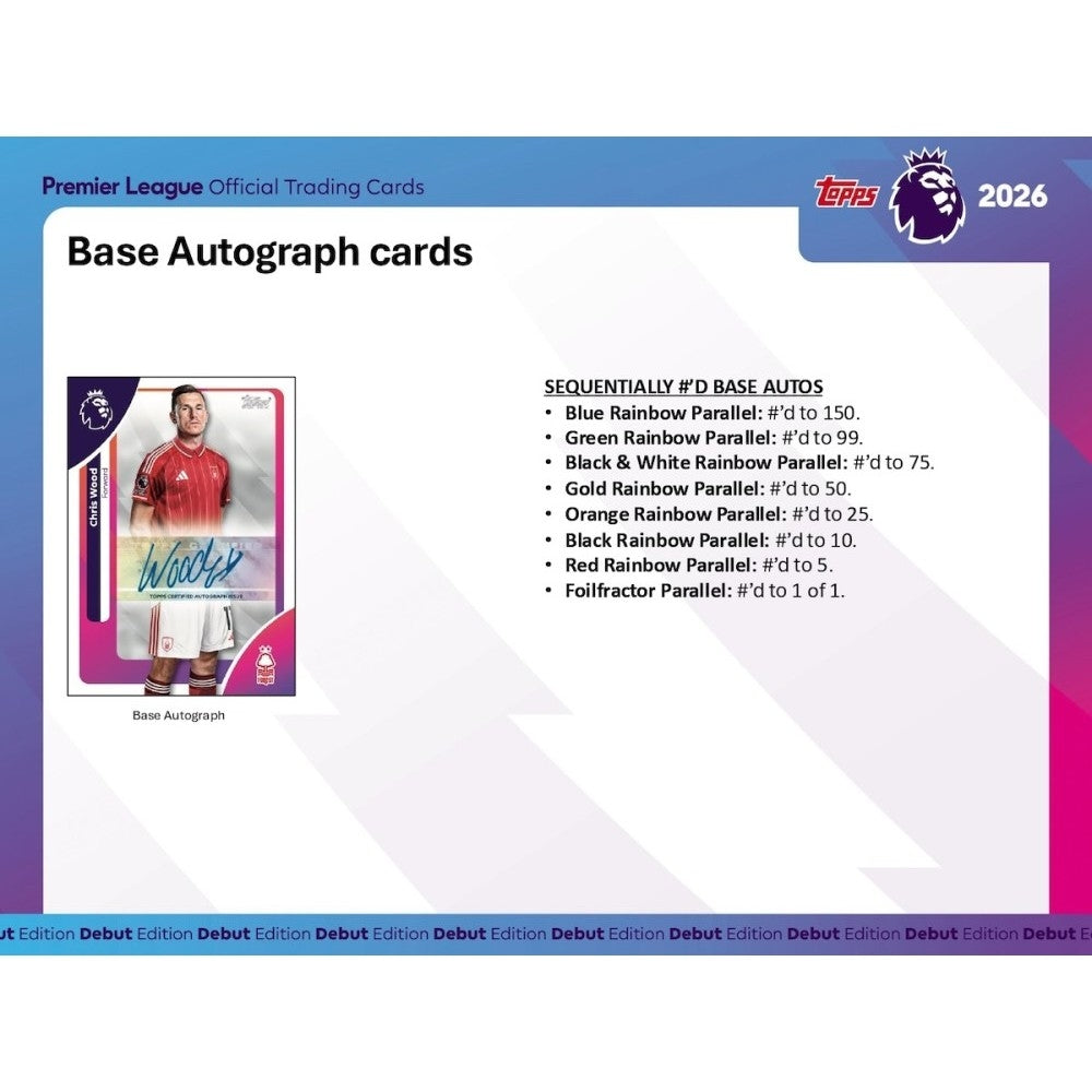 2025-26 Topps Premier League - Hobby Box