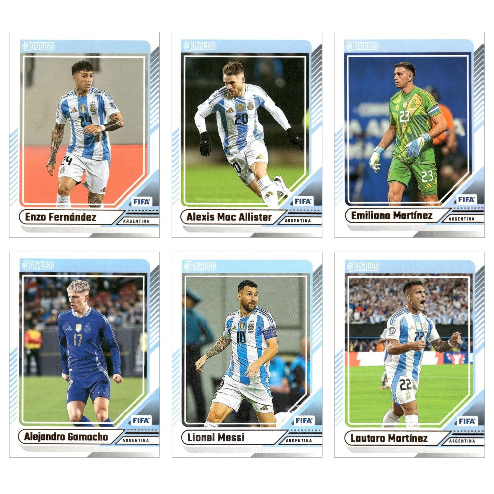 Argentina - 6 basiskort - Panini Donruss Fodbold 24/25