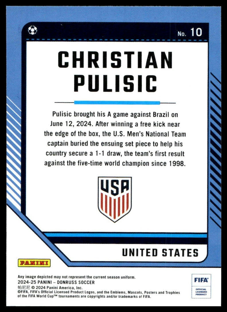 Christian Pulisic - Base - Panini Donruss 24/25