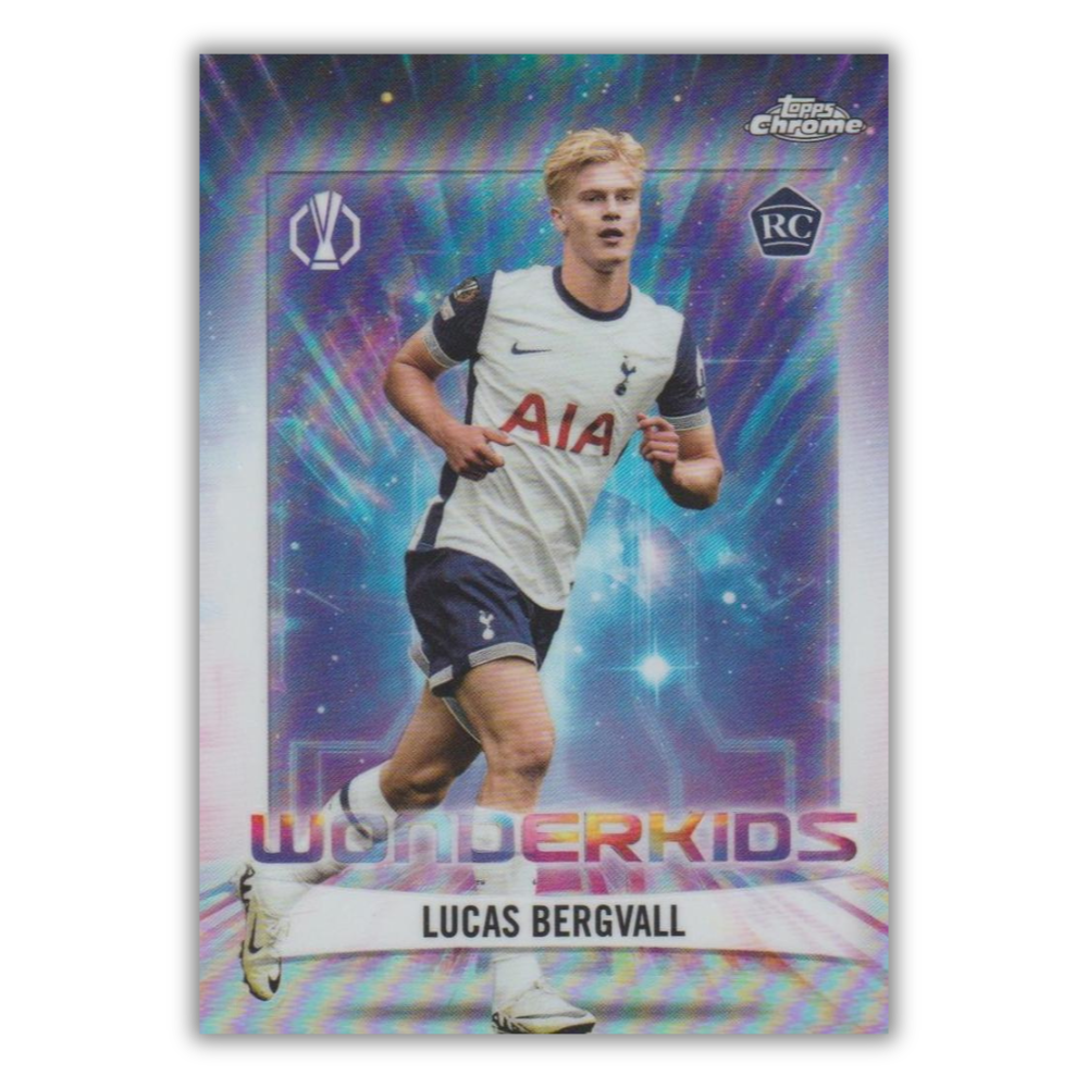 Lucas Bergvall - Tottenham - RC - Wonderkids - Topps Chrome UCC 24/25