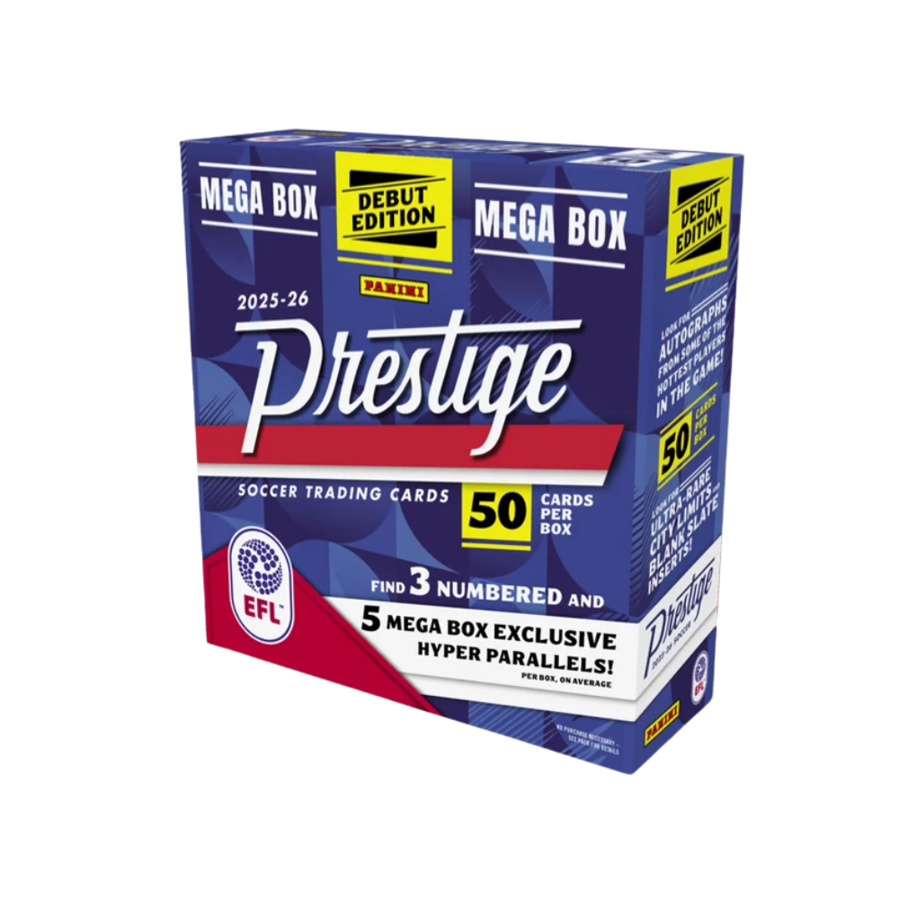 2025-26 Panini Prestige EFL Soccer Mega Box