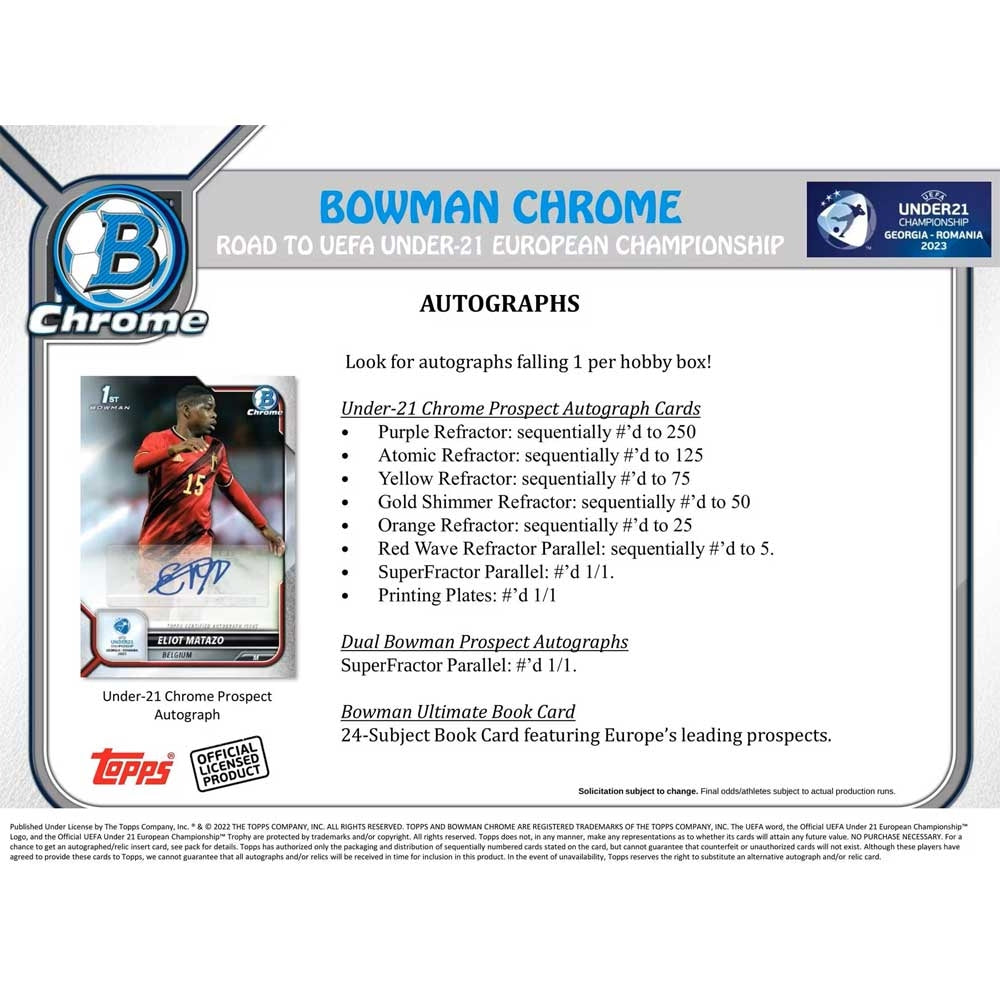 Topps Bowman U21 Chrome - Hobby Box