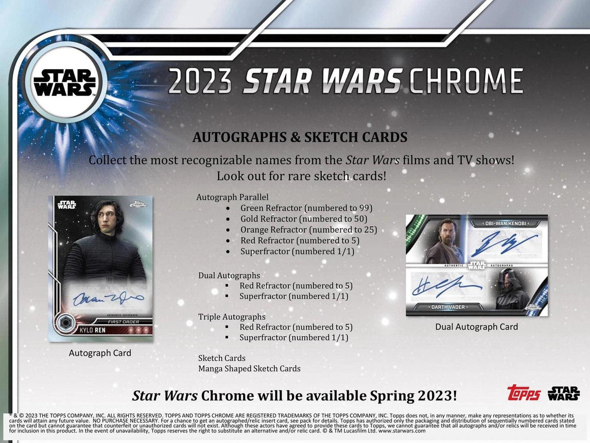 Topps Star Wars Chrome 2023 - Hobbyboks