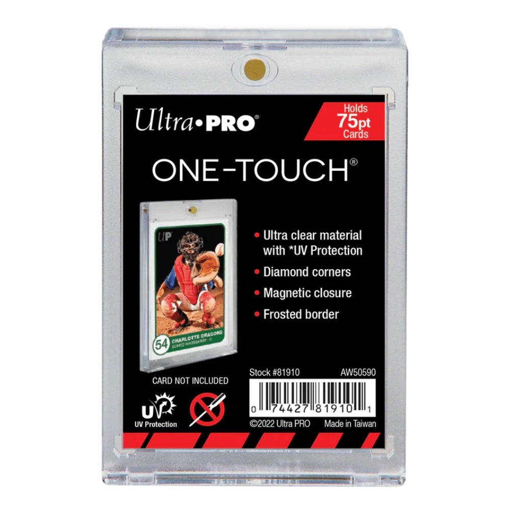 Ultra PRO One Touch 75pt magnetisk korthållare med UV-skydd för samlarkort i hög kvalitet.