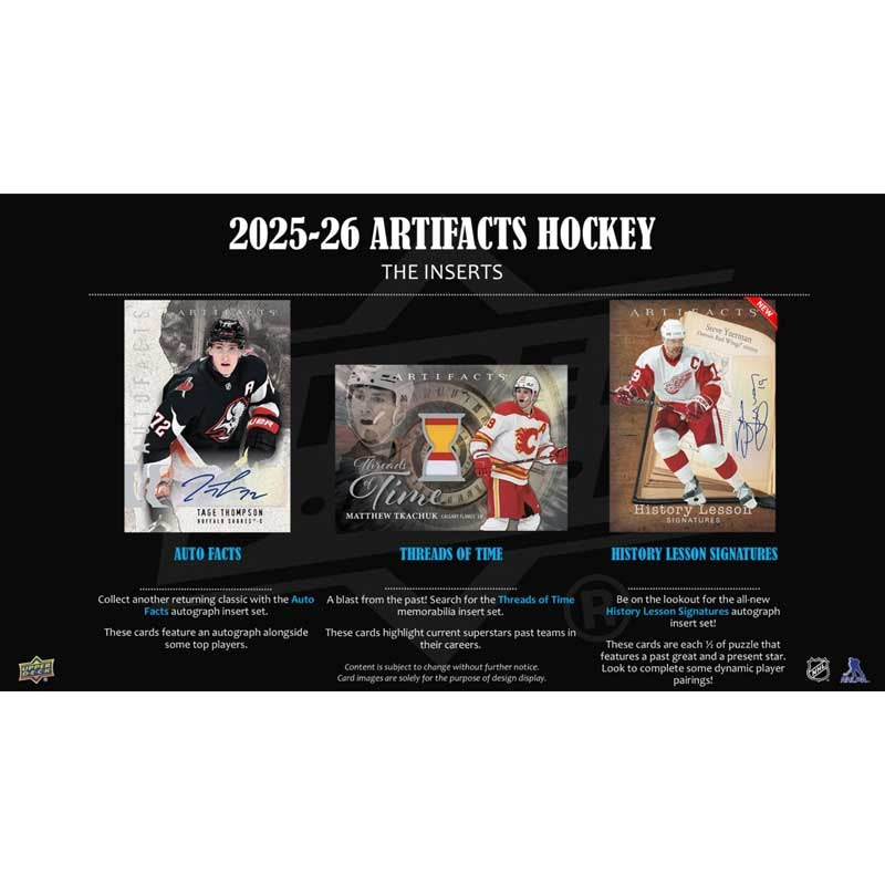 Upper Deck Artifacts 2025-26 - Blaster Box