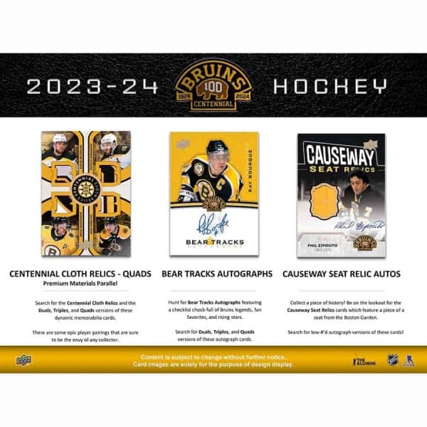 2023-24 Upper Deck Boston Bruins Centennial