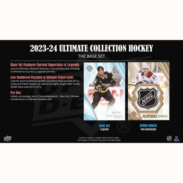 2023/24 Upper Deck Ultimate Collection Hockey NHL Hobby Box