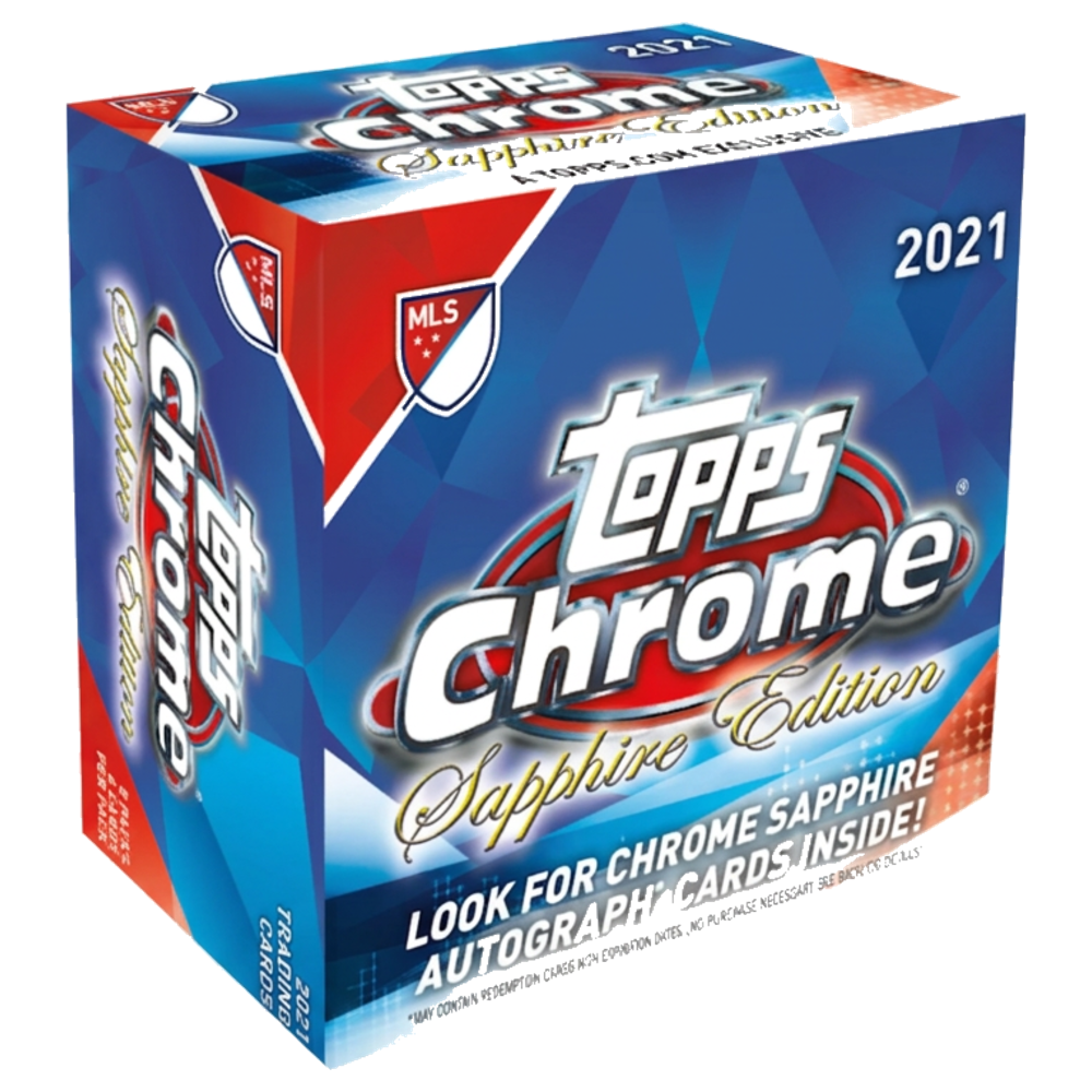 2021 Topps Chrome MLS Sapphire Edition Soccer Hobby Box