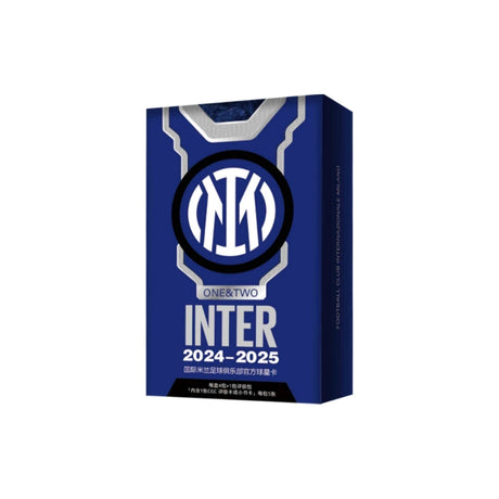 Daka Inter Milan Top Audience Box 2024-25, samlarbox med officiella fotbollskort för Inter Milan-fans.