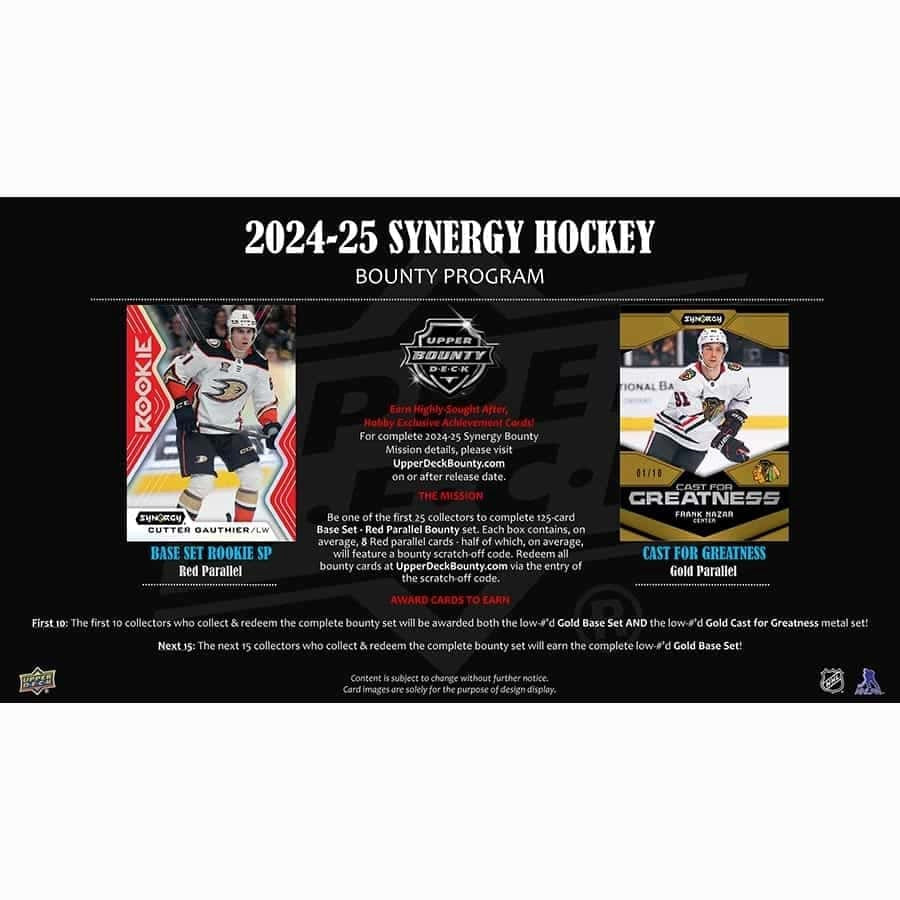 2024/25 Upper Deck Synergy Hockey NHL Hobbyboks