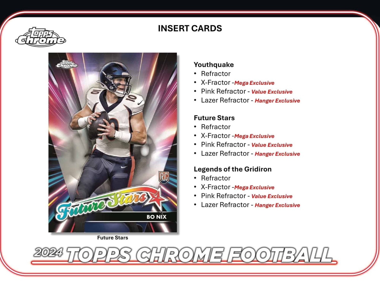 2024 Topps Chrome Fodbold - Mega Box