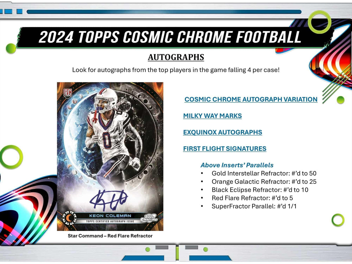 2024 Topps Cosmic Chrome Fodbold - Hobbyboks