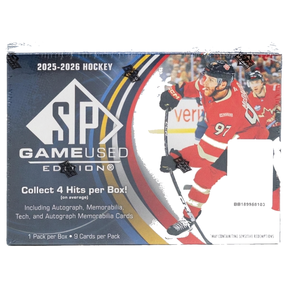 2025-26 Upper Deck SP Game Used Hockey Hobby Box