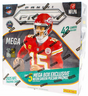 2025 Panini Prizm Football NFL Mega Box för amerikansk fotboll-samlare.
