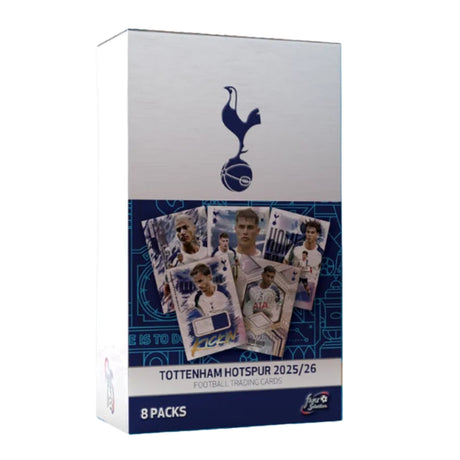 2025-26 Futera Fans Selection Tottenham Hotspur Hobby Box med samlarkort för fotboll.