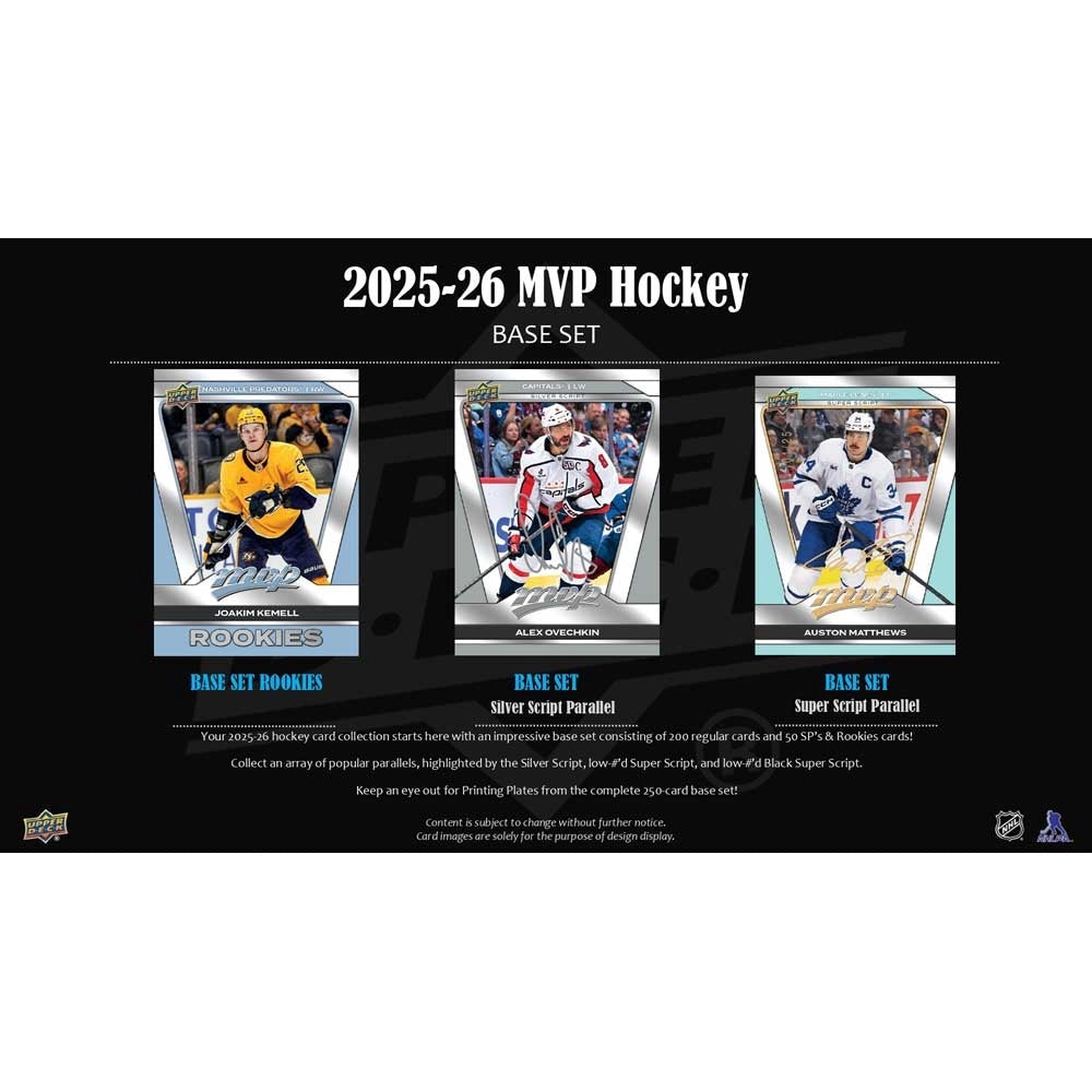 2025-26 Upper Deck MVP Hockey - Hobbyboks 