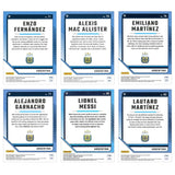Argentina - 6 basiskort - Panini Donruss Fodbold 24/25