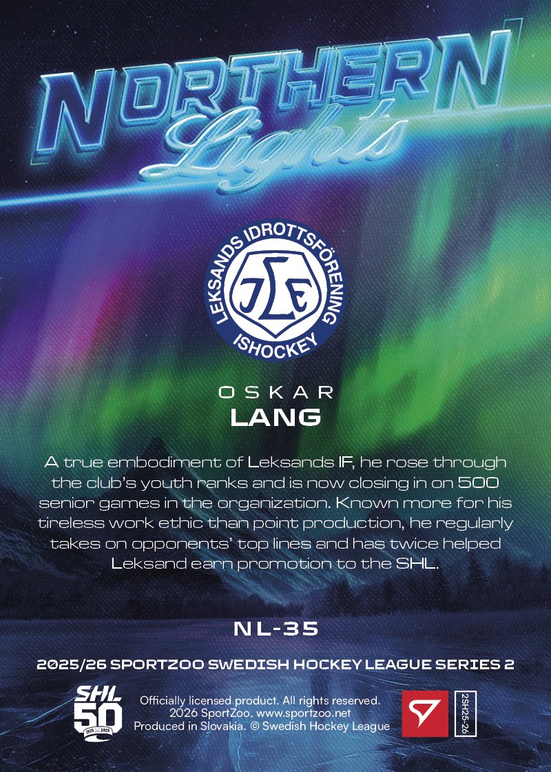 NL-35 LIF Oskar Lang NORTHERN LIGHTS