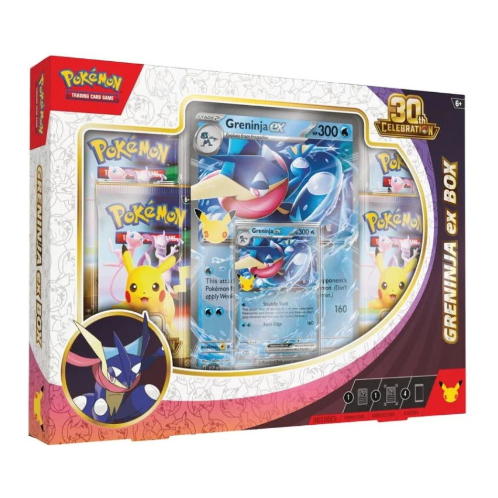 Pokémon 30th Celebration Greninja ex Box