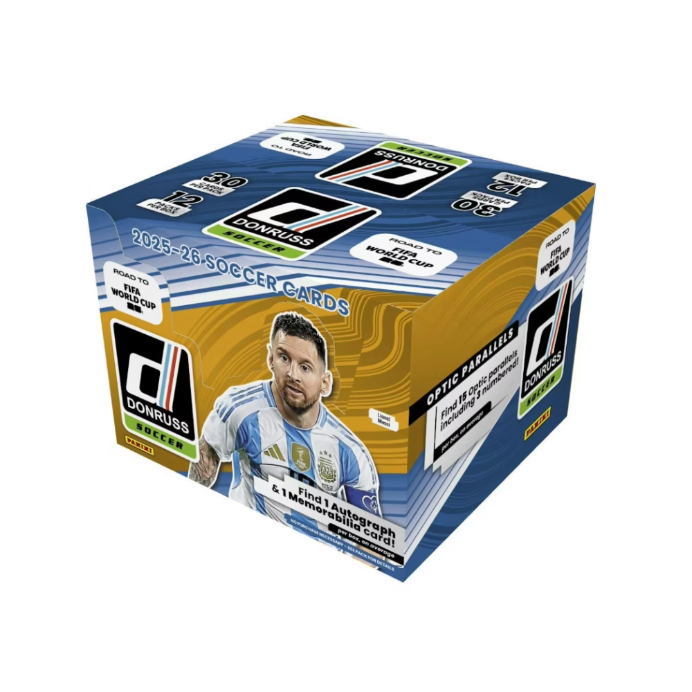 2025-26 Panini Donruss Road to Fifa World Cup Hobby Box