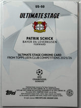 Patrik Schick - Ultimate Stage - Topps Flagship 25/26