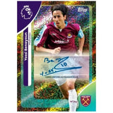 Topps Premier League 2026 Eco Pack med 25 fotbollskort och 2 Limited Edition samlarkort.