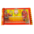 Ooppnat pack med Futera Liverpool Fans Selection 1998 fotbollskort.