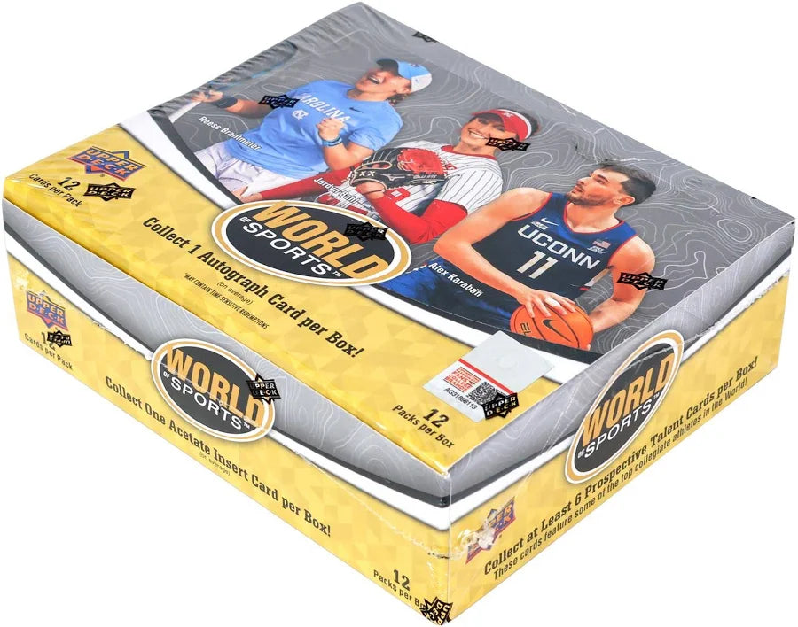 2025 Upper Deck World of Sports Volume 1 Hobby Box